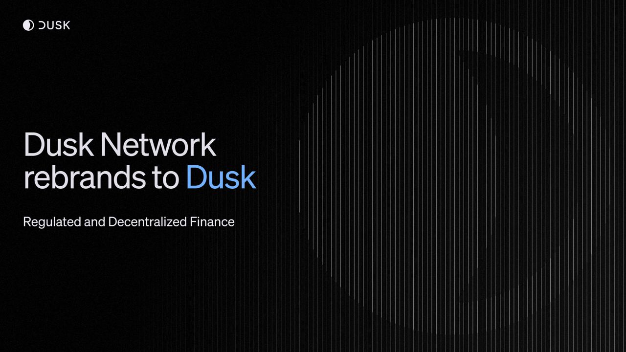 Dusk Network rebrands to Dusk – Regulated and Decentralized Finance