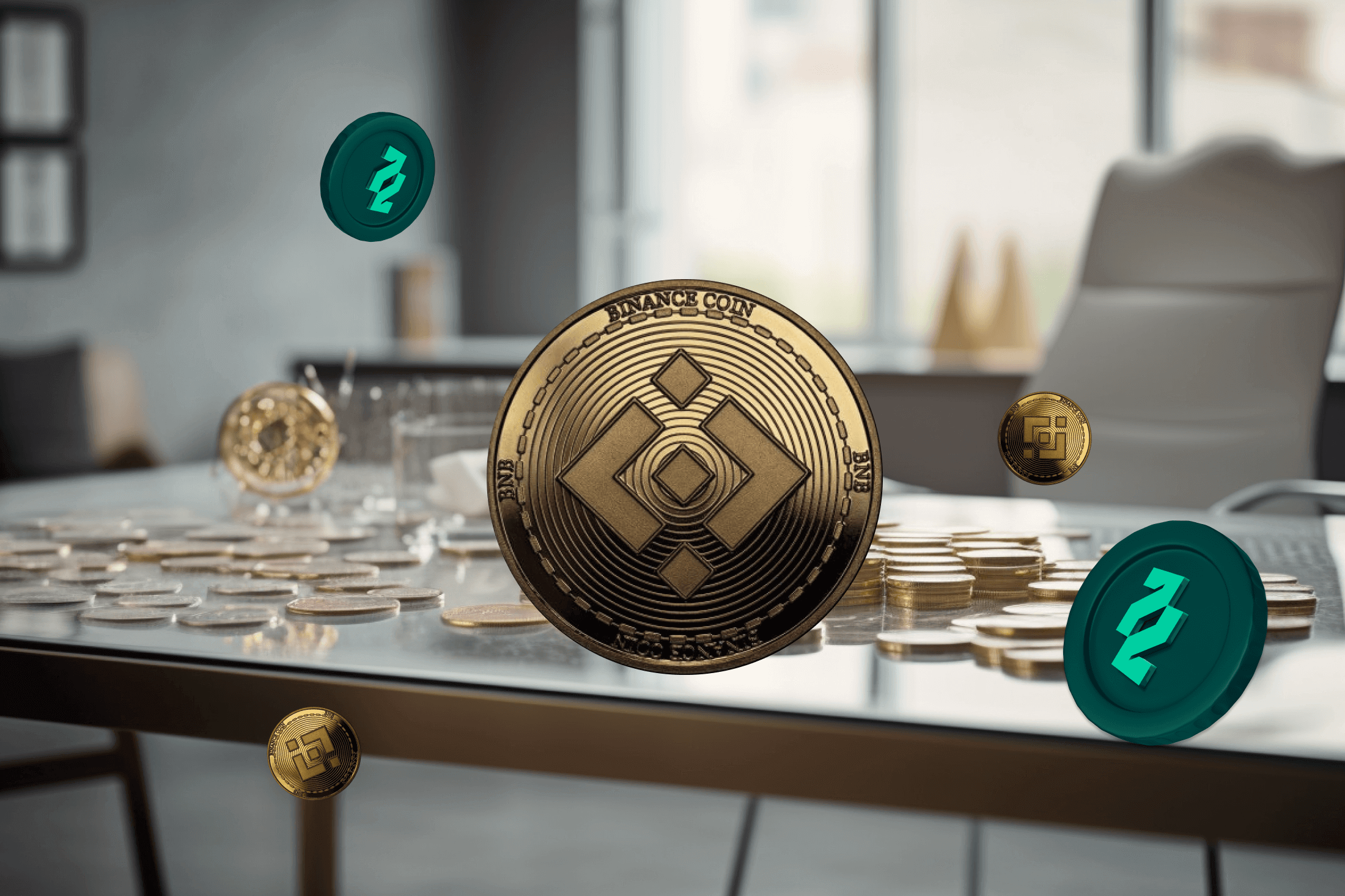 Centralized exchanges Binance coin and OKB in the red as decentralized exchanges  Tradecurve price surges 50%