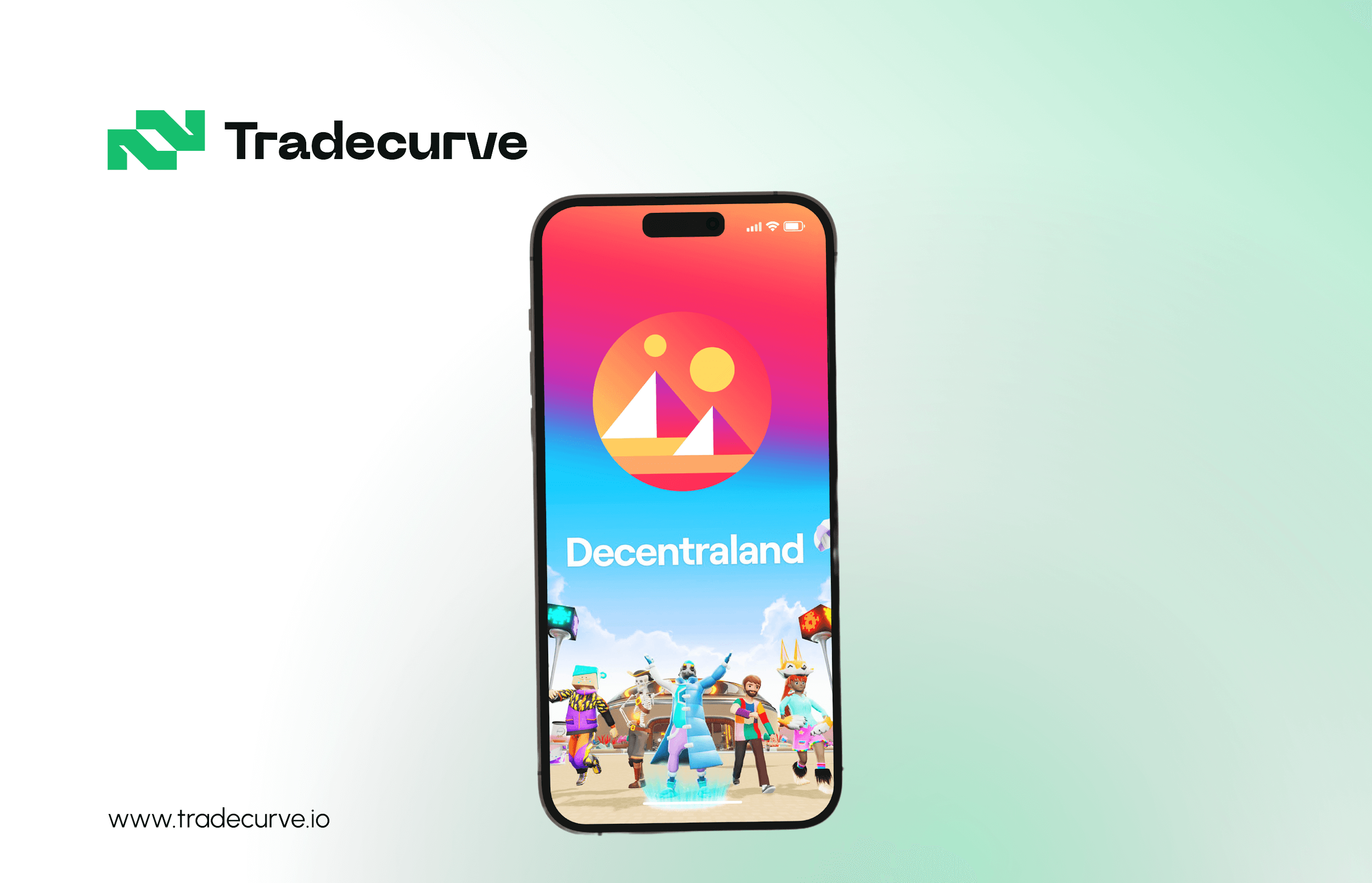 Decentraland shows green on the weekly chart, Tradecurve hits milestone with 13K users