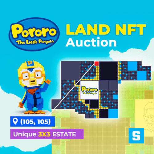 Pororo LAND Sale - 3x3 Estate S [105,105]