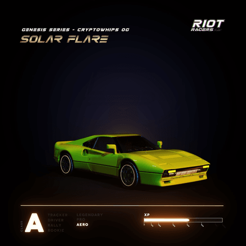 RR Car #2 Solar Flare